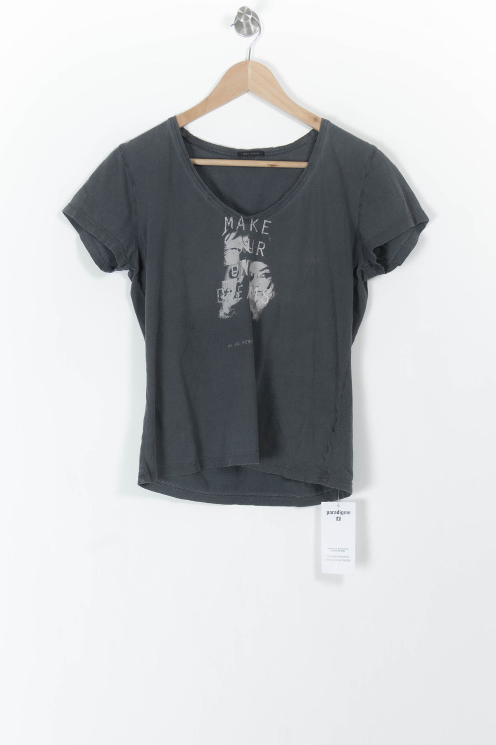 Tee-shirt Gris - Taille M/38 de la marque IKKS | PARAD73123 - Vendu par Paradigme - Image 2