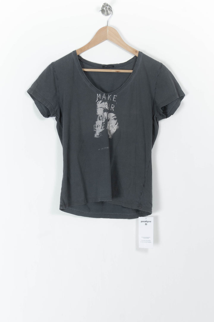 Tee-shirt Gris - Taille M/38 de la marque IKKS | PARAD73123 - Vendu par Paradigme - Image 2