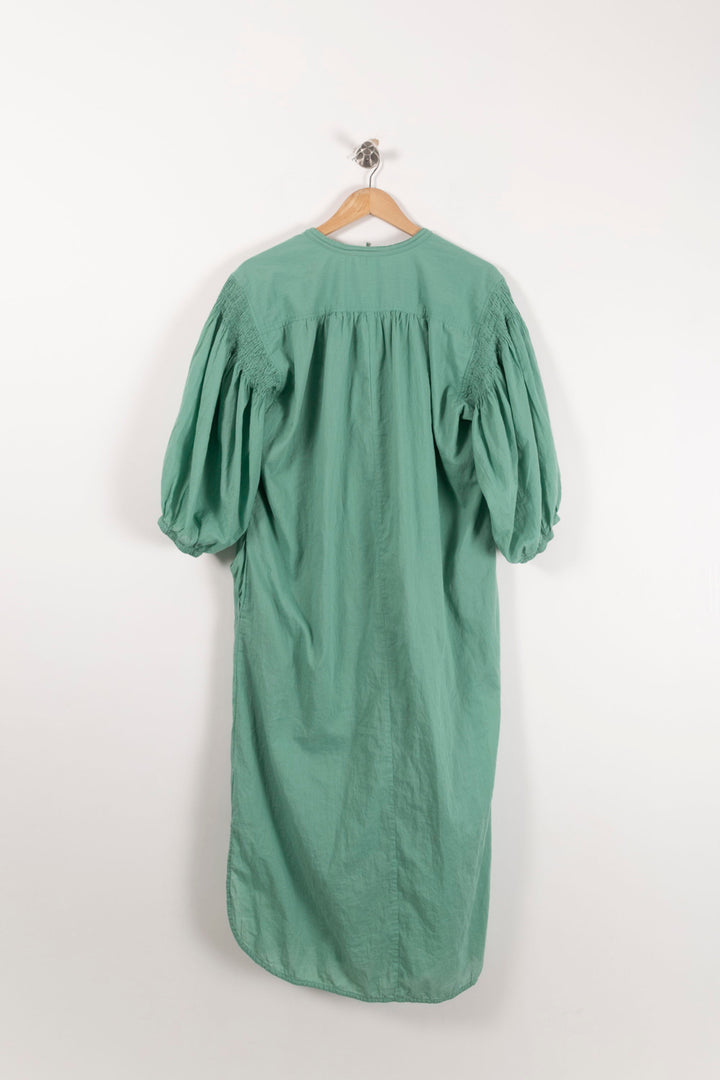 Robe Longue Verte - Taille M/38 de la marque Léon & Harper | PARAD73125 - Vendu par Paradigme - Image 4