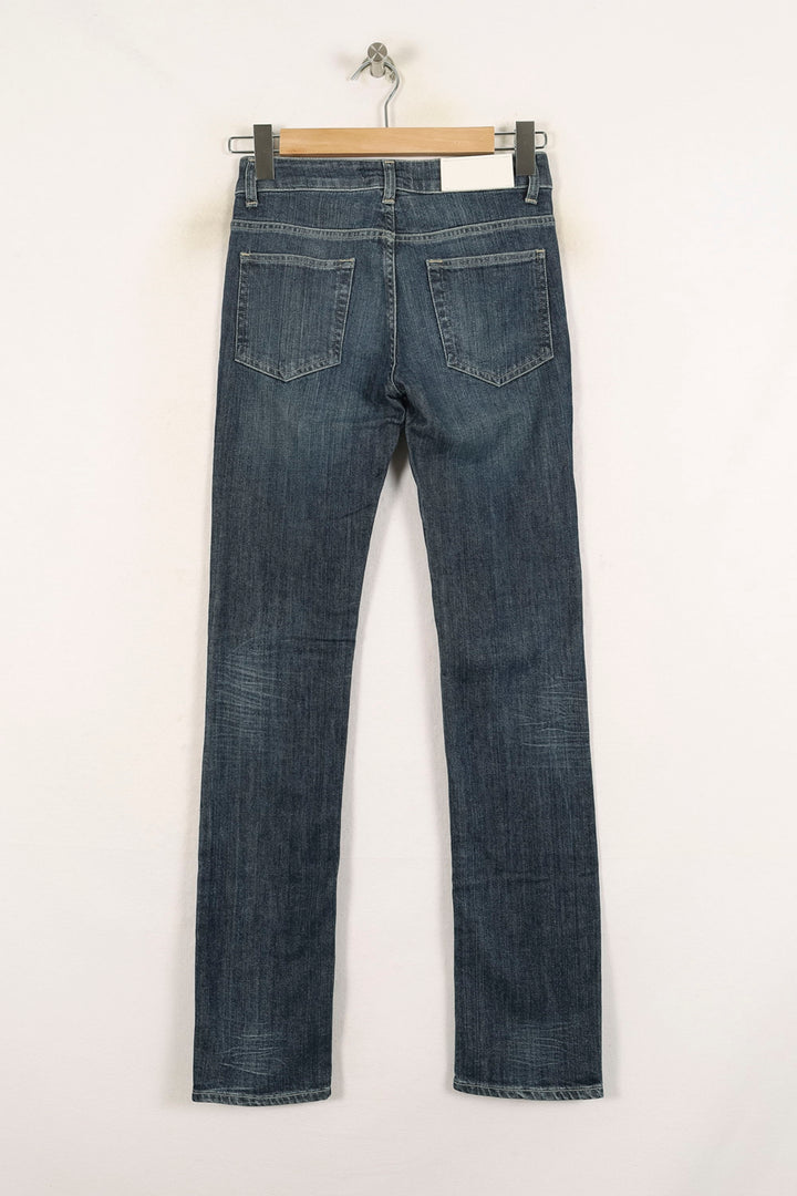 Jean Droit Bleu - Taille XS/34 de la marque Acne Studios | PARAD73129 - Vendu par Paradigme - Image 4