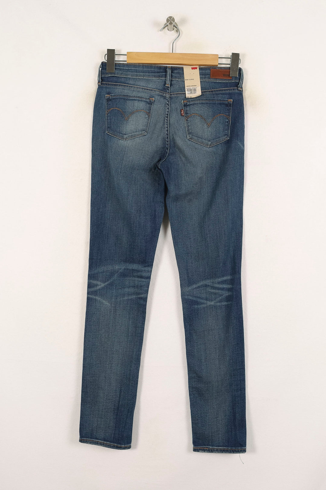 Jean Slim Bleu - Taille S/36 de la marque Levi's | PARAD73130 - Vendu par Paradigme - Image 4