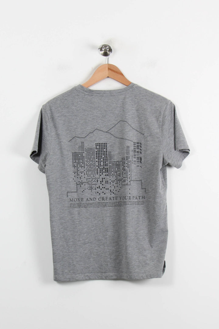 Tee-shirt Gris - Taille M/38 de la marque IKKS | PARAD73137 - Vendu par Paradigme - Image 4