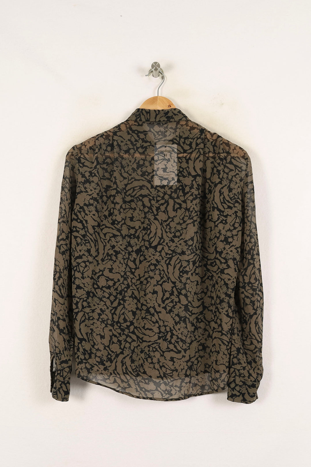 Chemise Verte et Noire - Taille M/38 de la marque IKKS | PARAD73139 - Vendu par Paradigme - Image 4