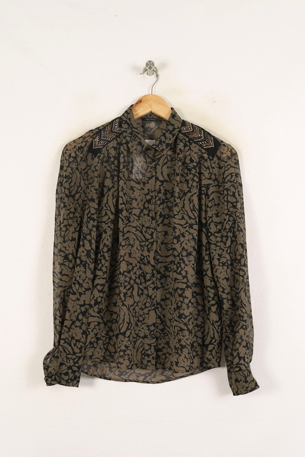 Chemise Verte et Noire - Taille M/38 de la marque IKKS | PARAD73139 - Vendu par Paradigme - Image 2