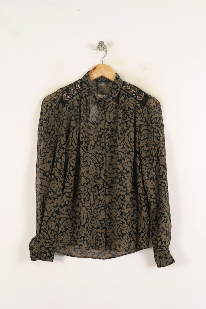 Chemise Verte et Noire - Taille M/38 de la marque IKKS | PARAD73139 - Vendu par Paradigme - Image 2
