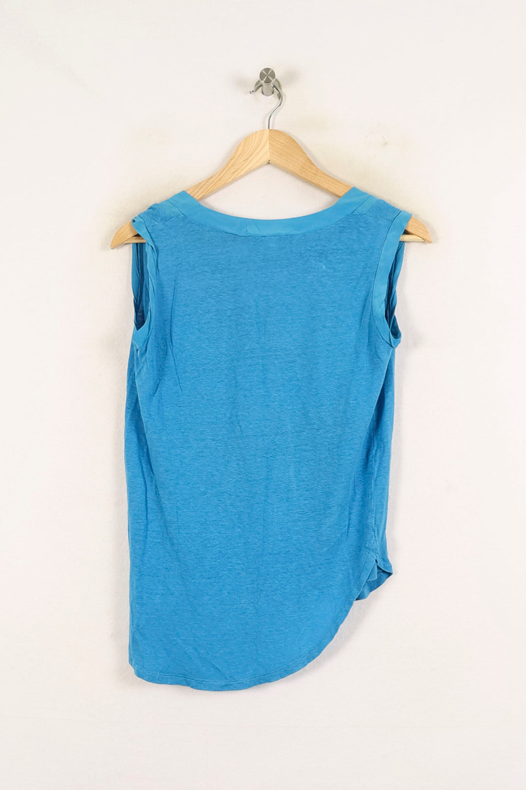 Blouse Sans Manches Bleue - Taille S/36 de la marque Sandro | PARAD73142 - Vendu par Paradigme - Image 4