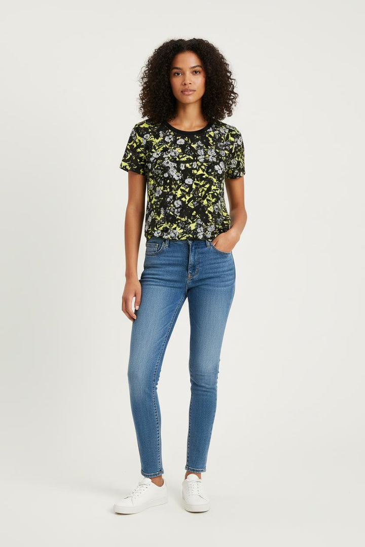 Tee-shirt Noir et Jaune - Taille S/36 de la marque The Kooples - Sport | PARAD73144 - Vendu par Paradigme - Image 1
