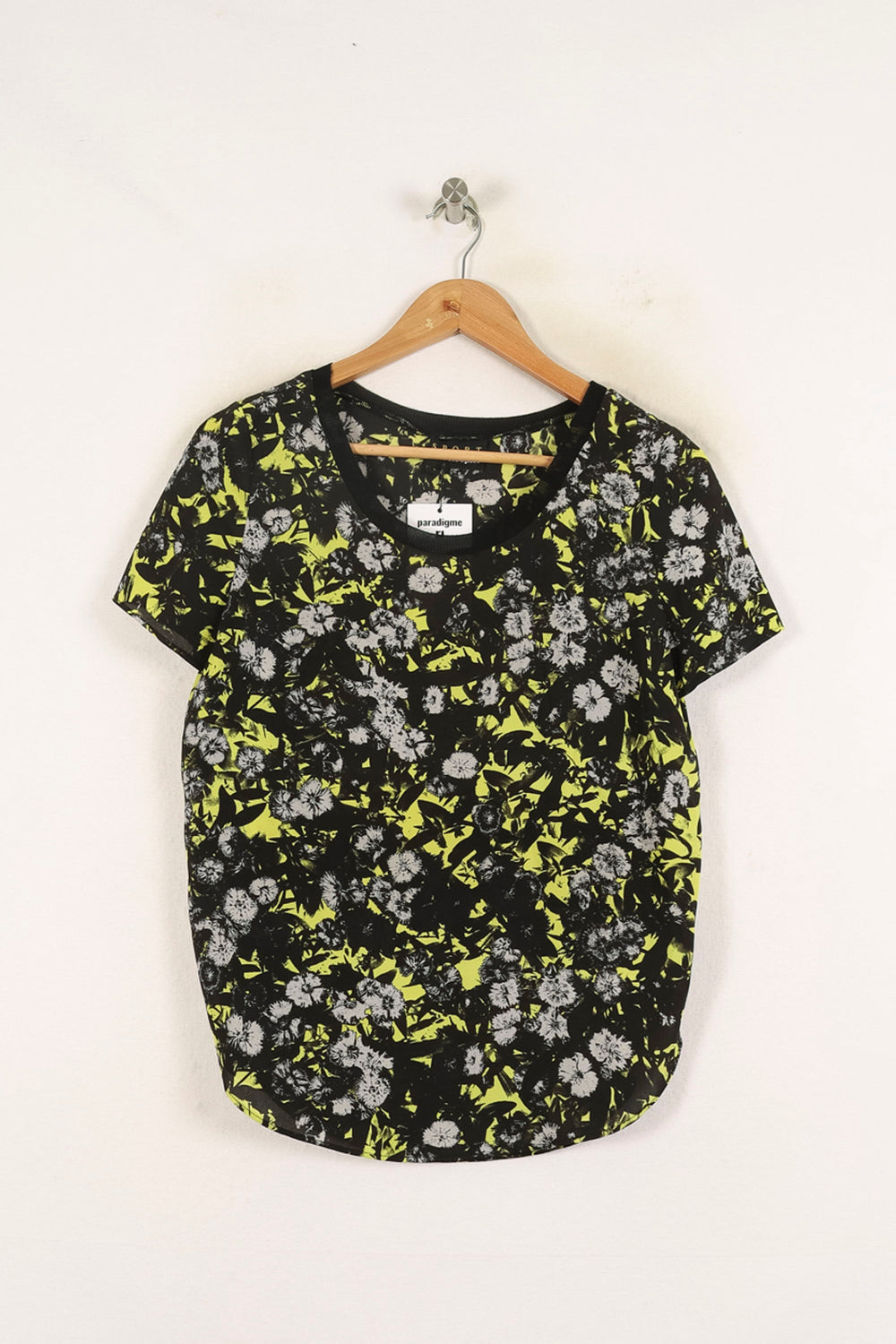 Tee-shirt Noir et Jaune - Taille S/36 de la marque The Kooples - Sport | PARAD73144 - Vendu par Paradigme - Image 2