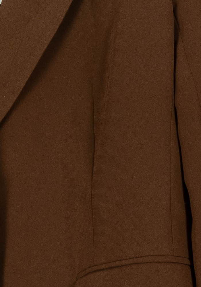 Blazer Marron - Taille S/36 de la marque Max Mara | PARAD73160 - Vendu par Paradigme - Image 3