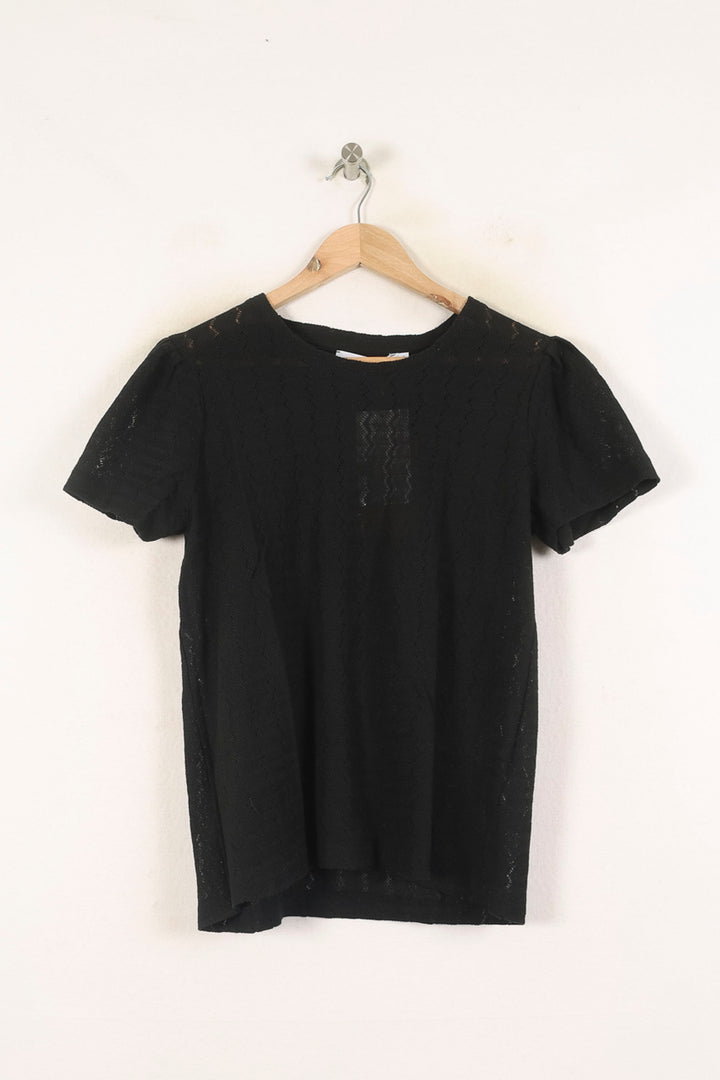Blouse Noire - Taille XL/42 de la marque La Fée Maraboutée | PARAD73162 - Vendu par Paradigme - Image 2