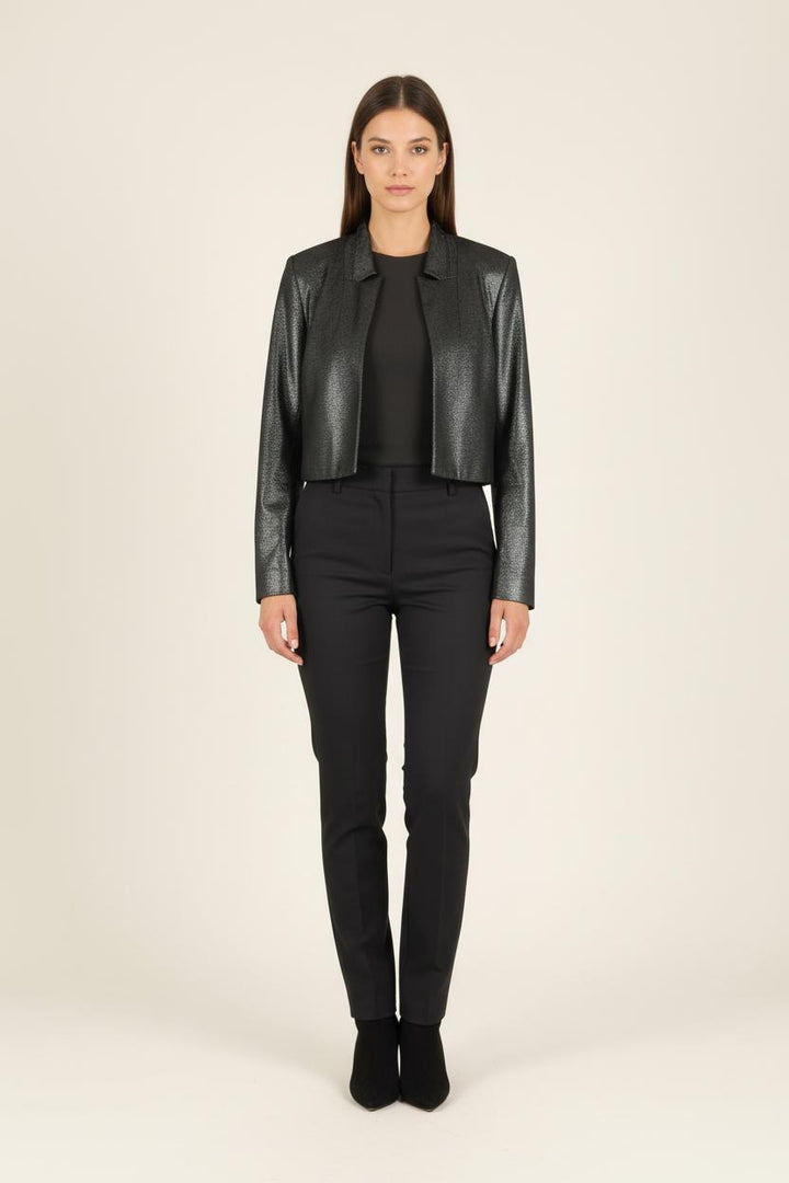 Veste Courte Noire - Taille XL/42 de la marque IKKS | PARAD73168 - Vendu par Paradigme - Image 1