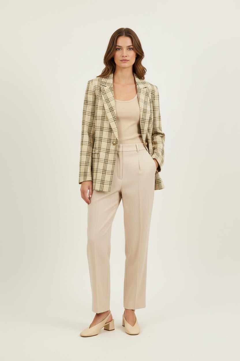 Blazer Beige et Marron - Taille S/36 de la marque Imprevu | PARAD73172 - Vendu par Paradigme - Image 1