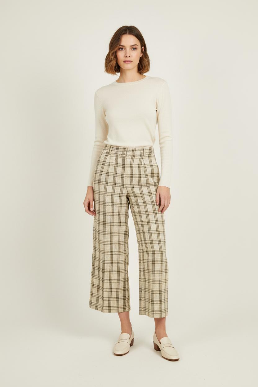 Pantalon Large Beige et Marron - Taille XS/34 de la marque Imprevu | PARAD73175 - Vendu par Paradigme - Image 1