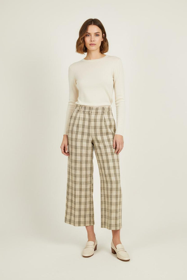 Pantalon Large Beige et Marron - Taille XS/34 de la marque Imprevu | PARAD73175 - Vendu par Paradigme - Image 1