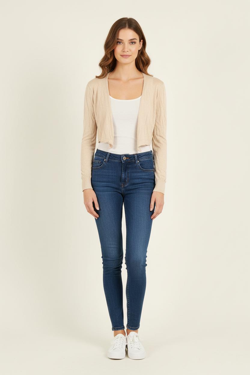 Boléro Beige - Taille S/36 de la marque ZAPA | PARAD73177 - Vendu par Paradigme - Image 1