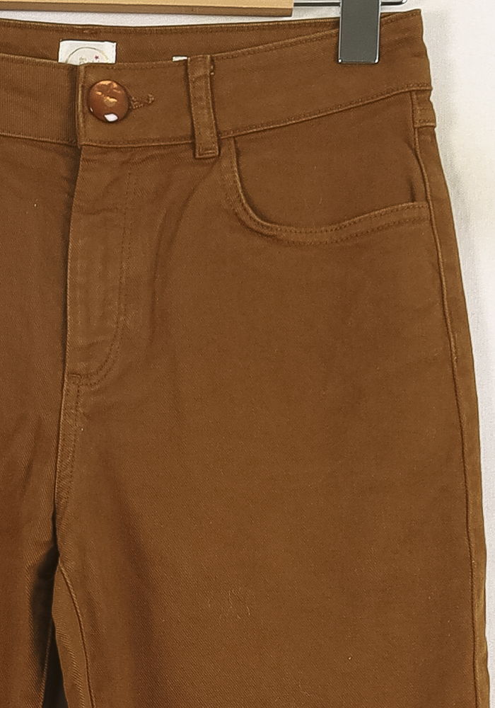 Jean Marron - Taille XS/34 de la marque Des petits hauts | PARAD73192 - Vendu par Paradigme - Image 3