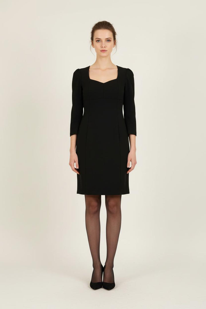Robe Droite Noire - Taille S/36 de la marque IKKS | PARAD73195 - Vendu par Paradigme - Image 1