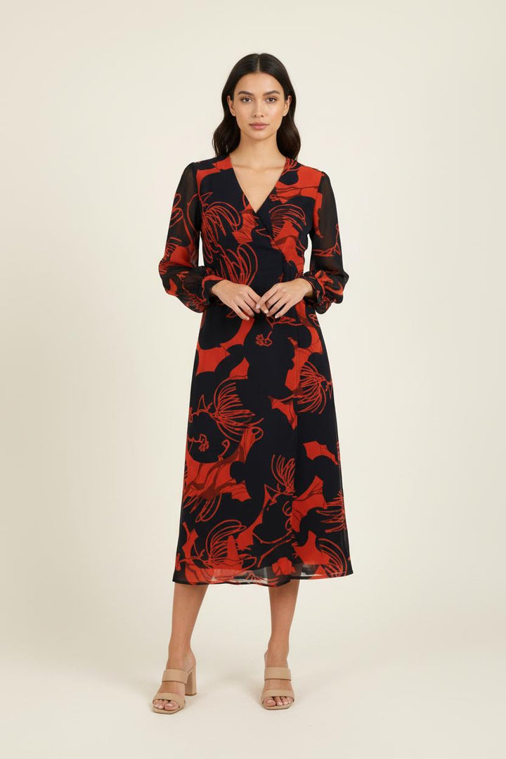 Robe Courte Noire et Rouge - Taille S/36 de la marque One Step | PARAD73196 - Vendu par Paradigme - Image 1