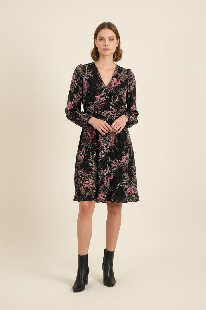 Robe Courte Noire et Rose - Taille M/38 de la marque One Step | PARAD73197 - Vendu par Paradigme - Image 1