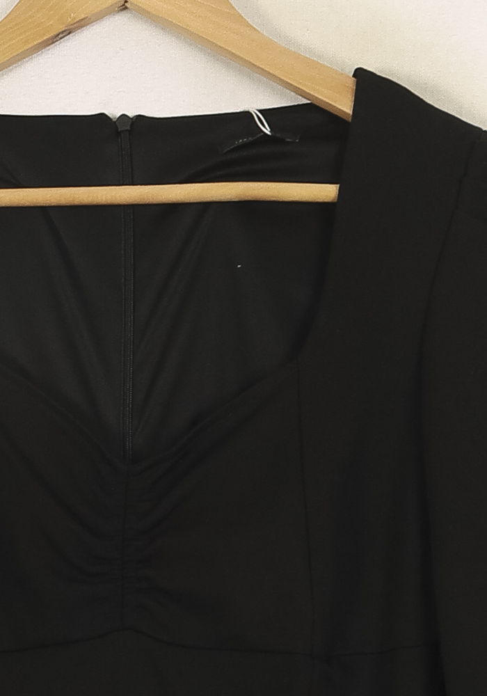 Robe Manche Longue Noire - Taille S/36 de la marque IKKS | PARAD73198 - Vendu par Paradigme - Image 3