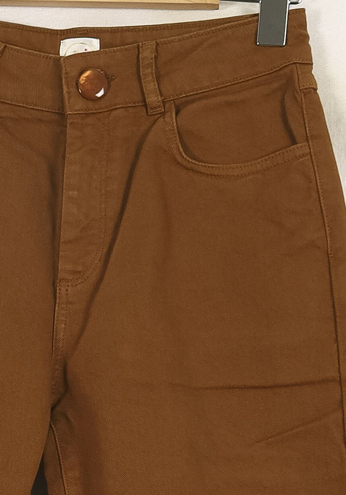 Jean Marron - Taille XS/34 de la marque Des petits hauts | PARAD73203 - Vendu par Paradigme - Image 3