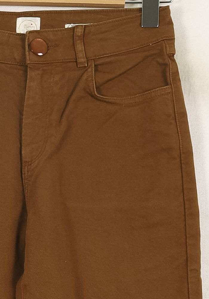 Jean Marron - Taille S/36 de la marque Des petits hauts | PARAD73205 - Vendu par Paradigme - Image 3