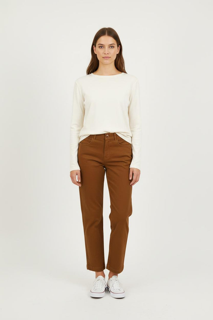 Jean Marron - Taille S/36 de la marque Des petits hauts | PARAD73205 - Vendu par Paradigme - Image 1