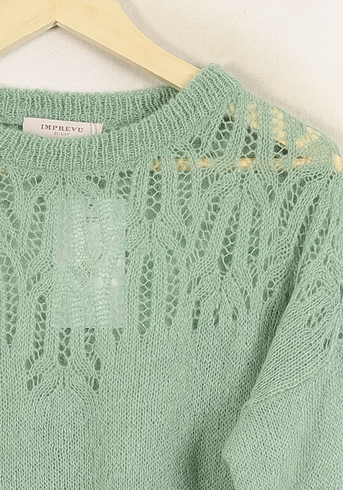 Pull Vert - Taille L/40 de la marque Imprevu | PARAD73206 - Vendu par Paradigme - Image 3