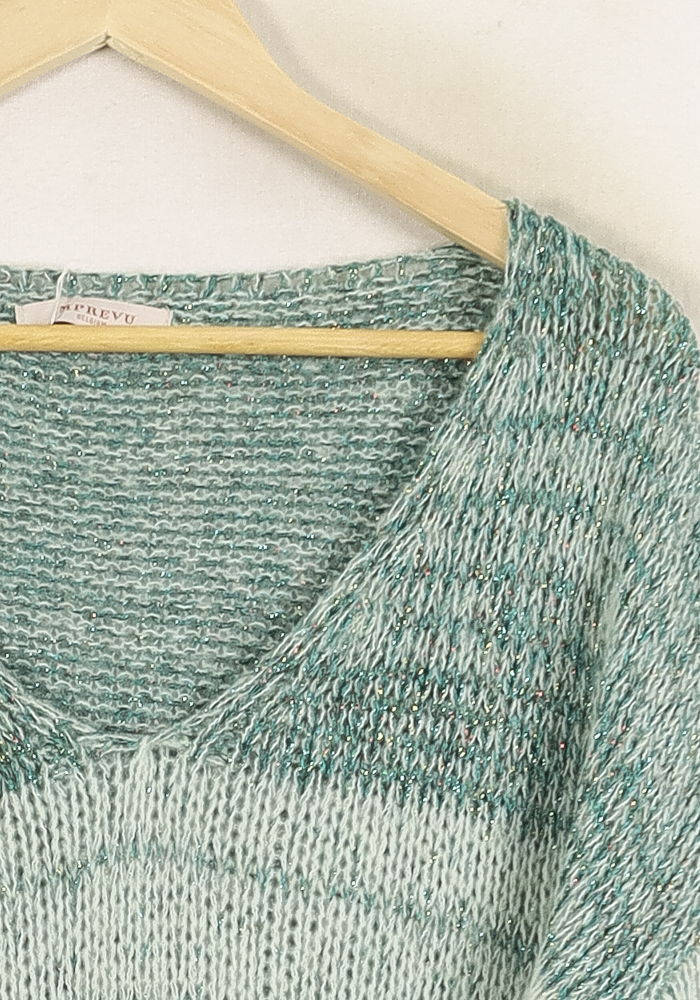 Pull Vert - Taille L/40 de la marque Imprevu | PARAD73207 - Vendu par Paradigme - Image 3