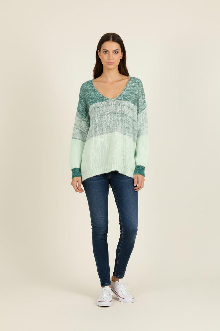 Pull Vert - Taille L/40 de la marque Imprevu | PARAD73207 - Vendu par Paradigme - Image 1