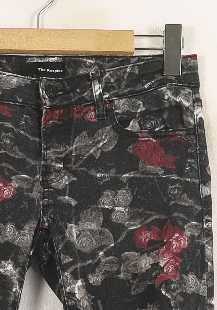 Jean Slim Noir et Rouge - Taille S/36 de la marque The Kooples | PARAD73213 - Vendu par Paradigme - Image 3