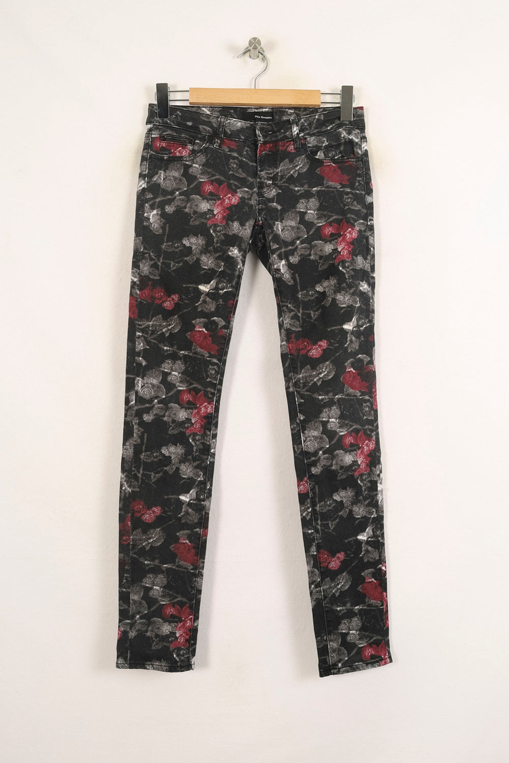 Jean Slim Noir et Rouge - Taille S/36 de la marque The Kooples | PARAD73213 - Vendu par Paradigme - Image 2