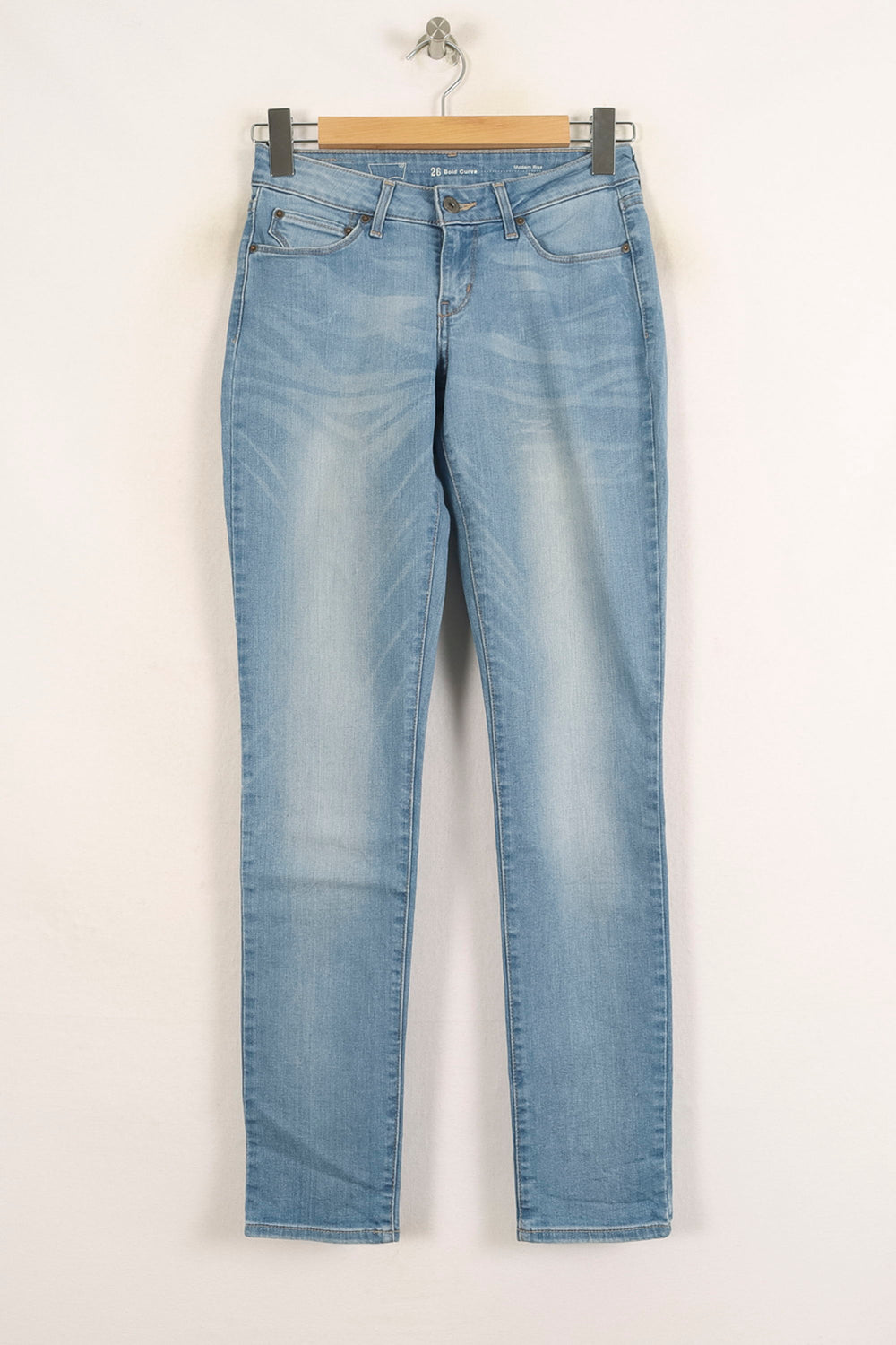 Jean Skinny Bleu - Taille S/36 de la marque Levi's | PARAD73216 - Vendu par Paradigme - Image 2