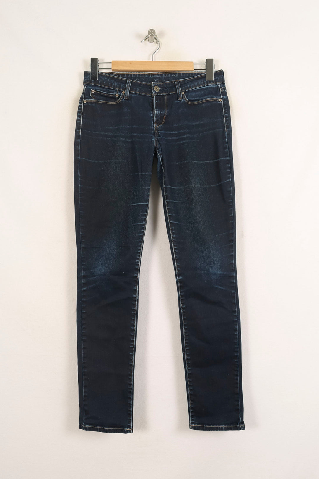 Jean Skinny Bleu - Taille S/36 de la marque Levi's | PARAD73218 - Vendu par Paradigme - Image 2