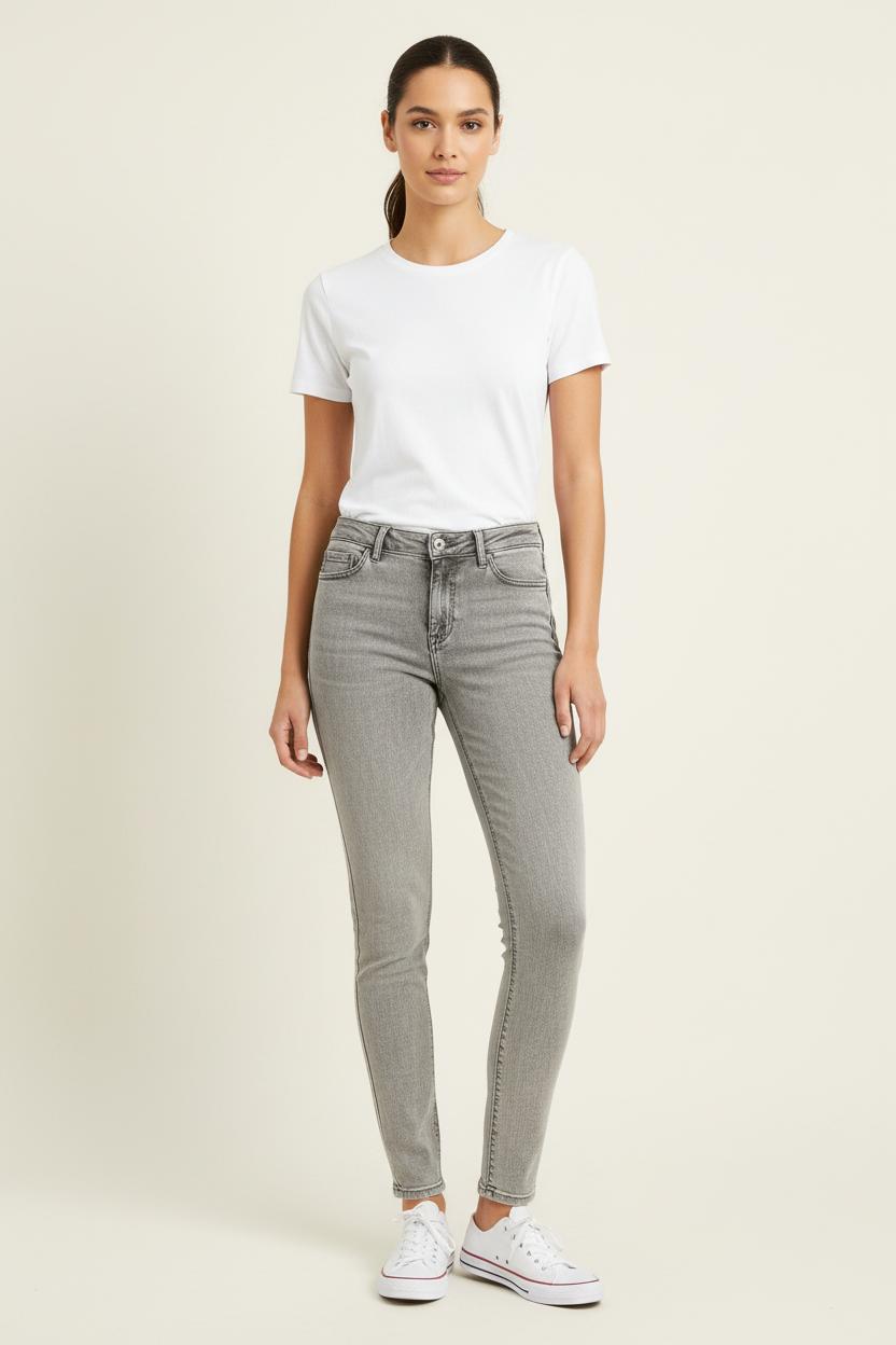 Jean Skinny Gris - Taille S/36 de la marque Levi's | PARAD73220 - Vendu par Paradigme - Image 1