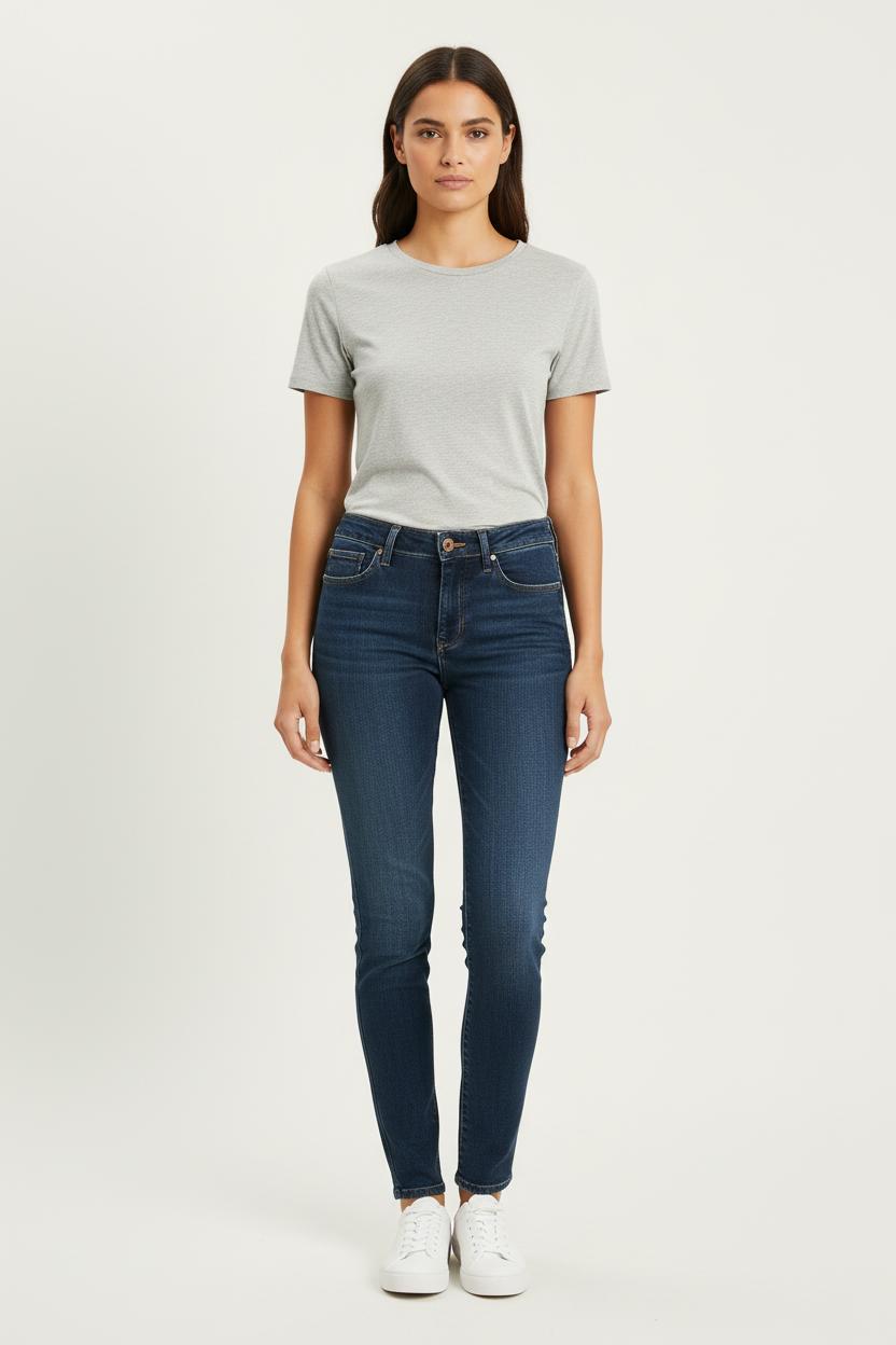Jean Skinny Bleu - Taille M/38 de la marque Levi's | PARAD73221 - Vendu par Paradigme - Image 1