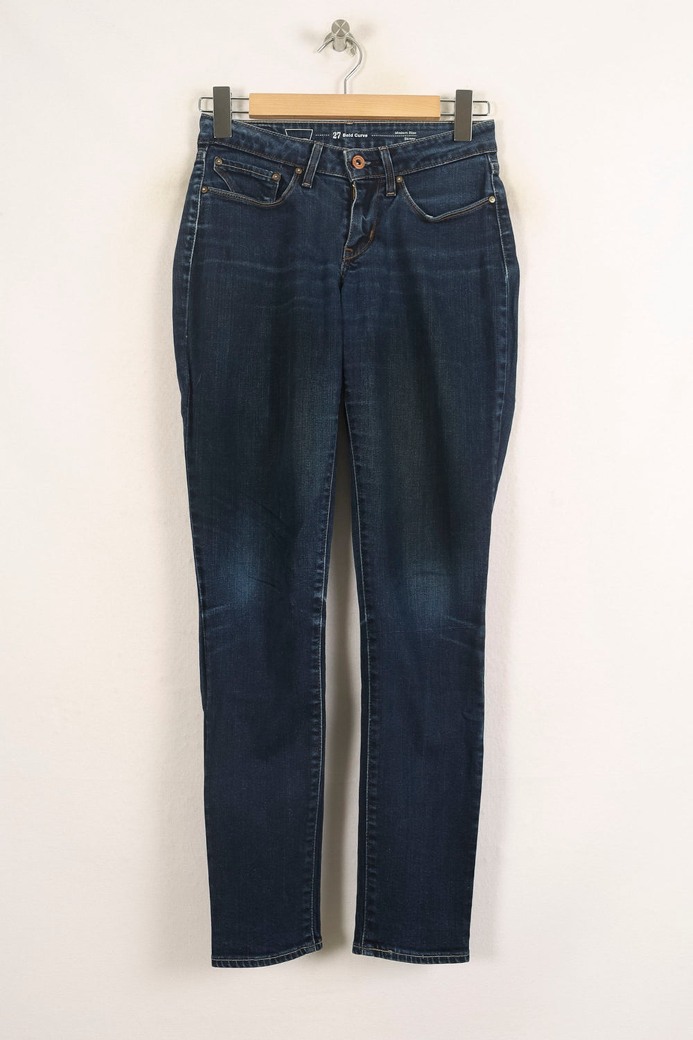 Jean Skinny Bleu - Taille M/38 de la marque Levi's | PARAD73221 - Vendu par Paradigme - Image 2