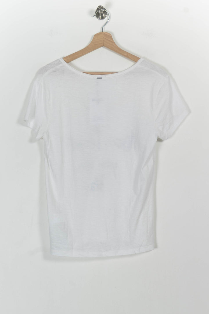 Tee-shirt Blanc - Taille XS/34 de la marque IKKS | PARAD73229 - Vendu par Paradigme - Image 4