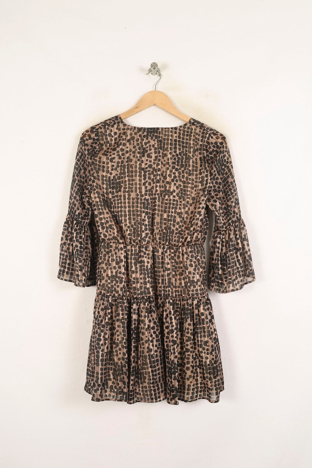 Robe Courte Beige et Noire - Taille L/40 de la marque Liu Jo | PARAD73230 - Vendu par Paradigme - Image 4