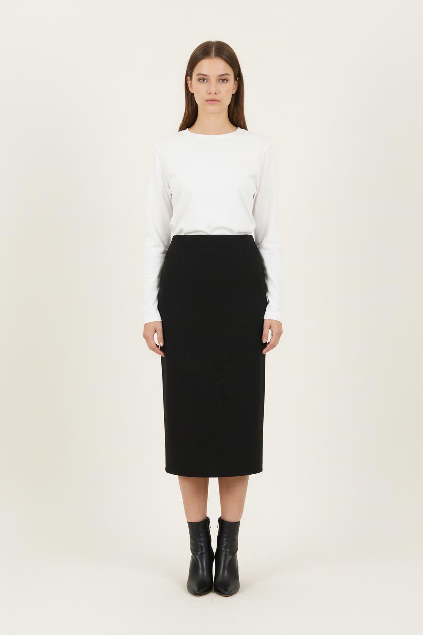 Jupe Crayon Noire - Taille S/36 de la marque Imperial | PARAD73235 - Vendu par Paradigme - Image 1