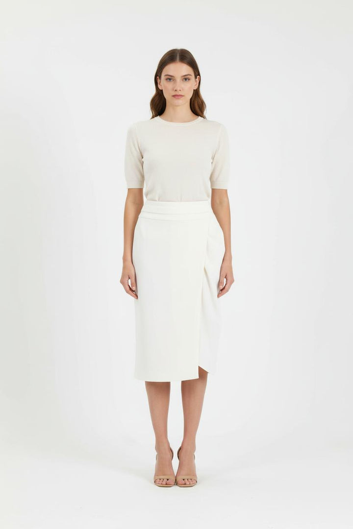 Jupe Midi Blanche - Taille S/36 de la marque IRO | PARAD73239 - Vendu par Paradigme - Image 1