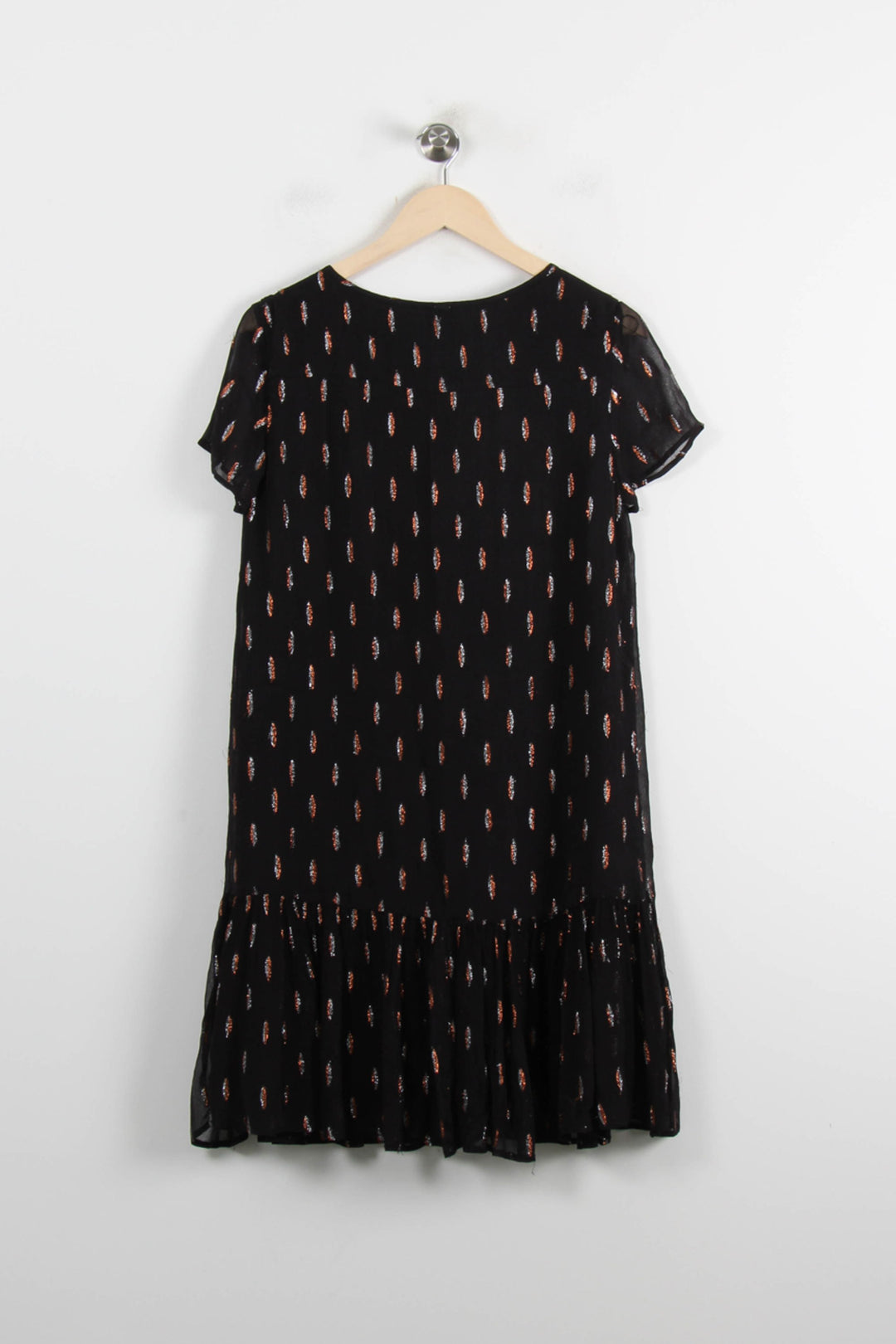 Robe Volantée Noire - Taille S/36 de la marque IKKS | PARAD73248 - Vendu par Paradigme - Image 4