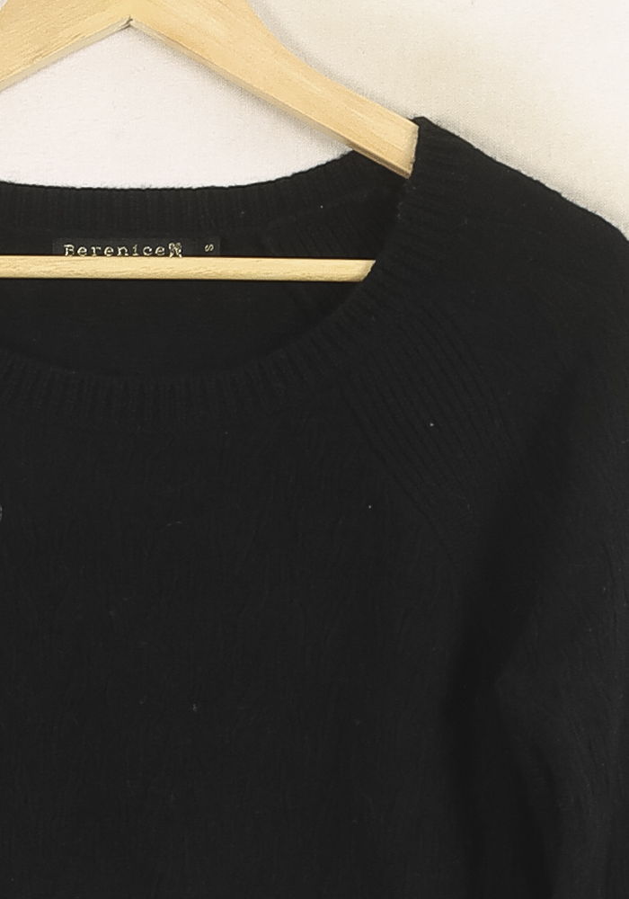 Pull Noir - Taille S/36 de la marque Bérénice | PARAD73260 - Vendu par Paradigme - Image 3