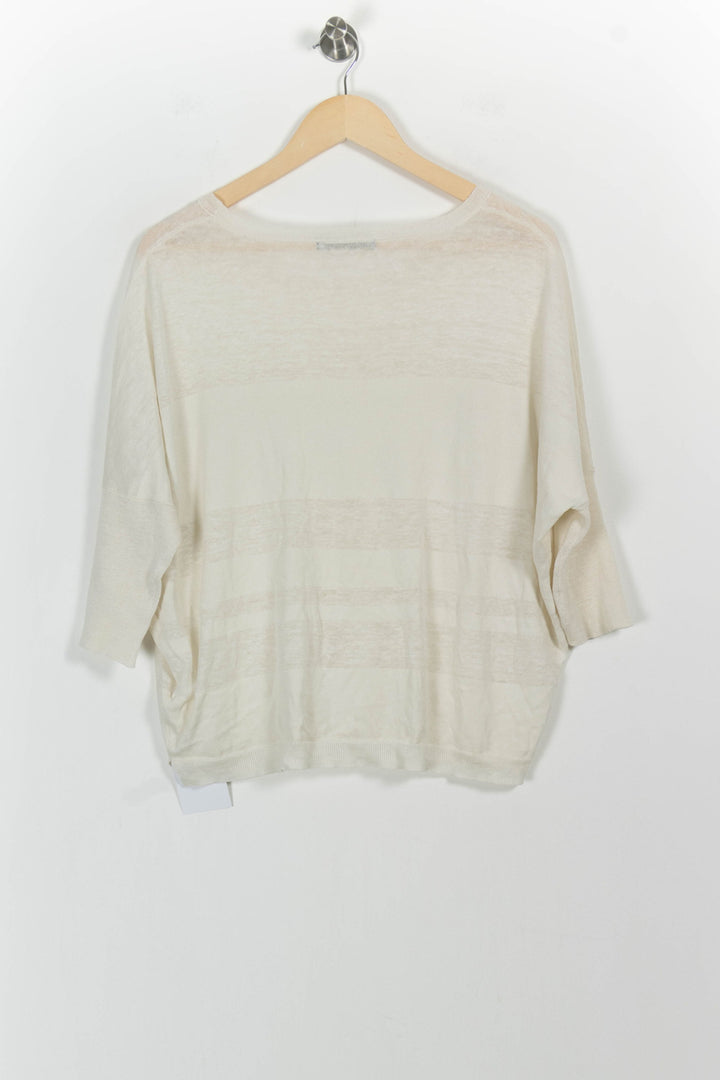 Pull Blanc - Taille S/36 de la marque Bérénice | PARAD73264 - Vendu par Paradigme - Image 4