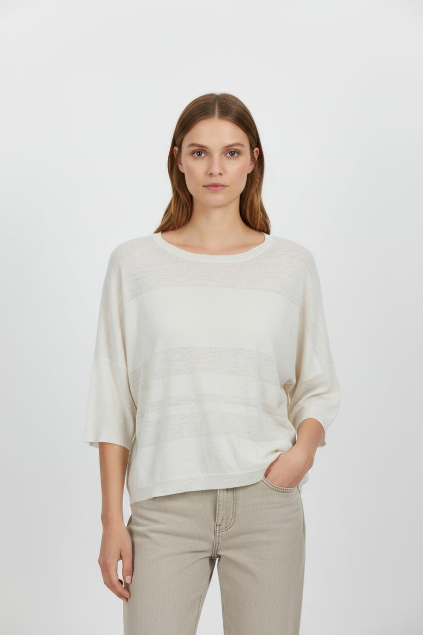 Pull Blanc - Taille S/36 de la marque Bérénice | PARAD73264 - Vendu par Paradigme - Image 1