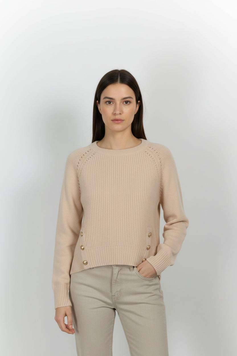 Pull Rose - Taille S/36 de la marque Bérénice | PARAD73267 - Vendu par Paradigme - Image 1