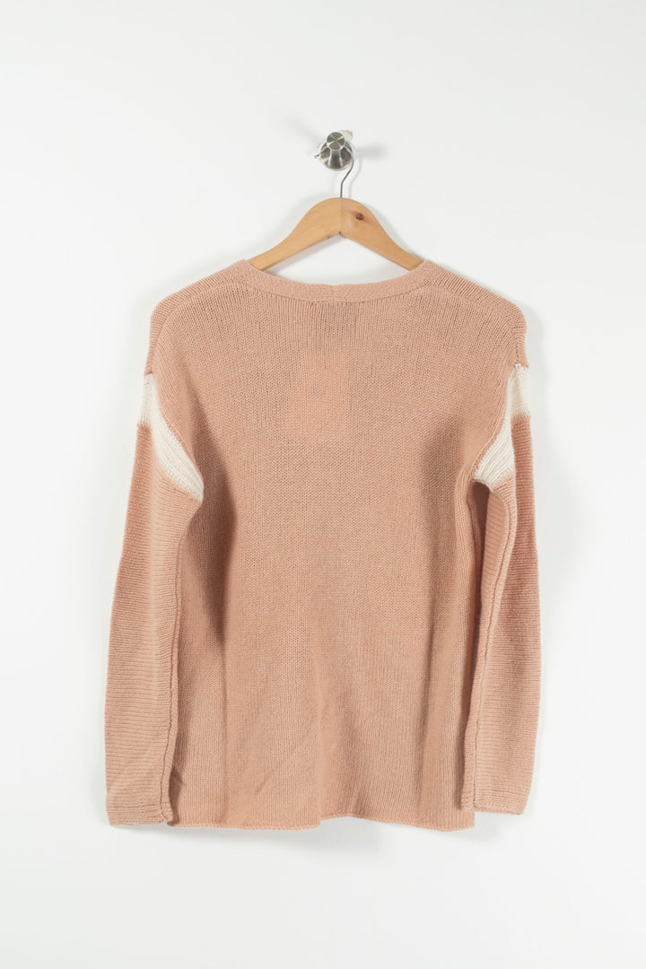 Pull Rose et Blanc - Taille S/36 de la marque Bérénice | PARAD73271 - Vendu par Paradigme - Image 4