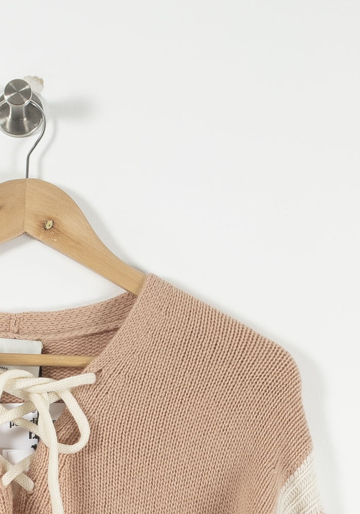 Pull Rose et Blanc - Taille S/36 de la marque Bérénice | PARAD73271 - Vendu par Paradigme - Image 3