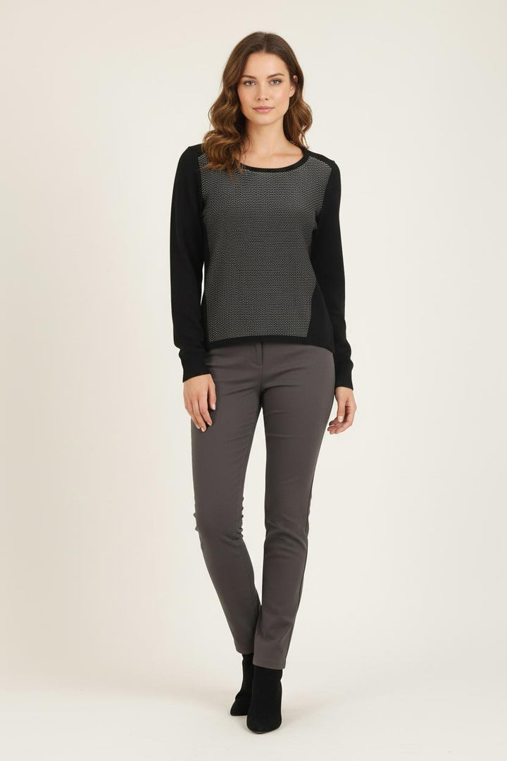 Pull Noir et Argenté - Taille M/38 de la marque Bérénice | PARAD73274 - Vendu par Paradigme - Image 1