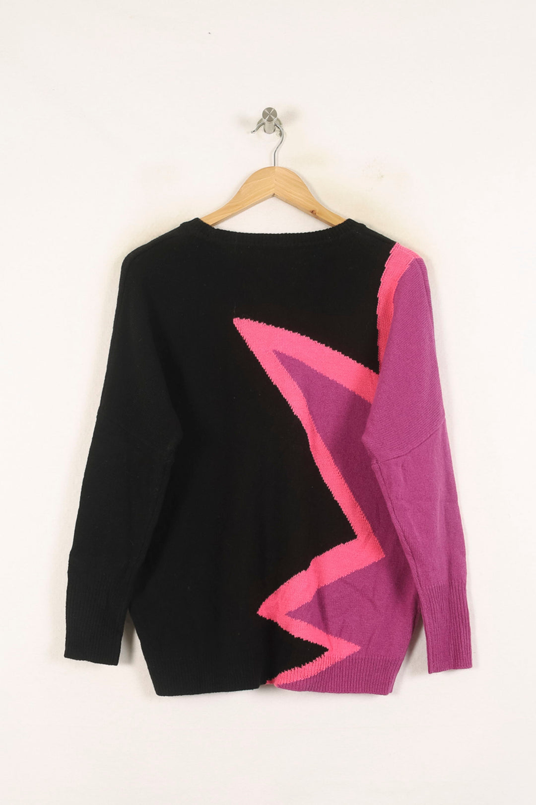 Pull Noir et Violet - Taille S/36 de la marque Bérénice | PARAD73278 - Vendu par Paradigme - Image 4